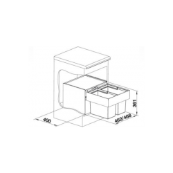 Sortownik odpadów Blanco SELECT 50/3 520 779